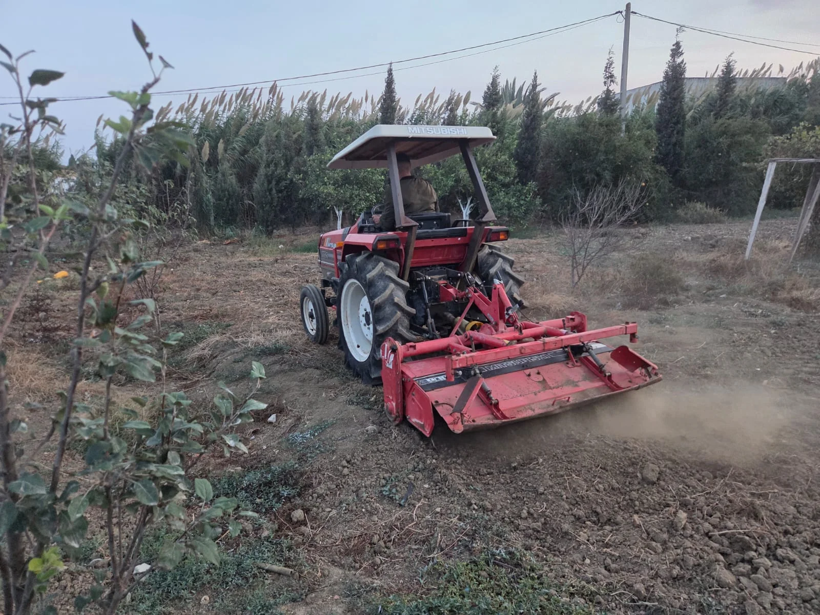 Micro-tracteur diesel Mitsubishi MT25 d'occasion au Maroc — Grelinette Maroc — photo 2